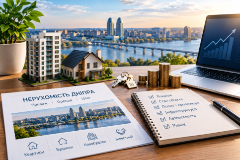 Ціноутворення на ринку нерухомості Дніпра у 2026 році: від чого залежить ціна квартири, будинку та оренди